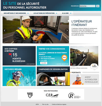 Un nouveau site pour améliorer la sécurité du personnel autoroutier